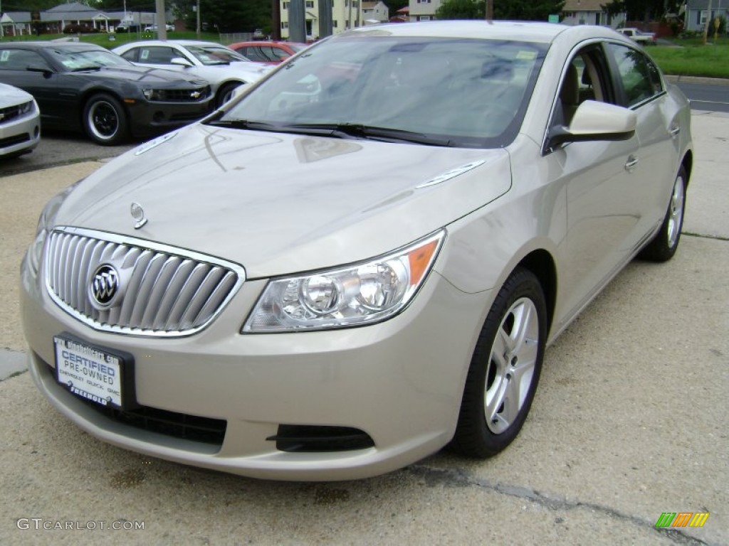 2010 LaCrosse CX - Gold Mist Metallic / Cocoa/Light Cashmere photo #1