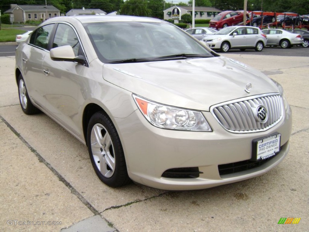 2010 LaCrosse CX - Gold Mist Metallic / Cocoa/Light Cashmere photo #3