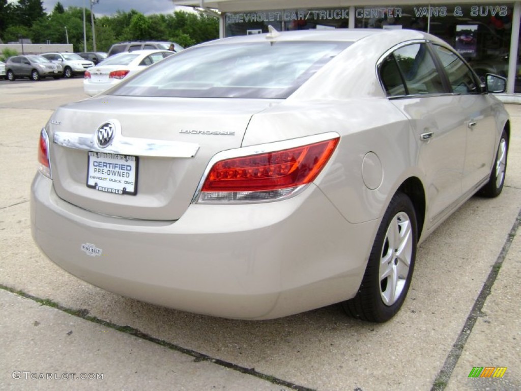 2010 LaCrosse CX - Gold Mist Metallic / Cocoa/Light Cashmere photo #4