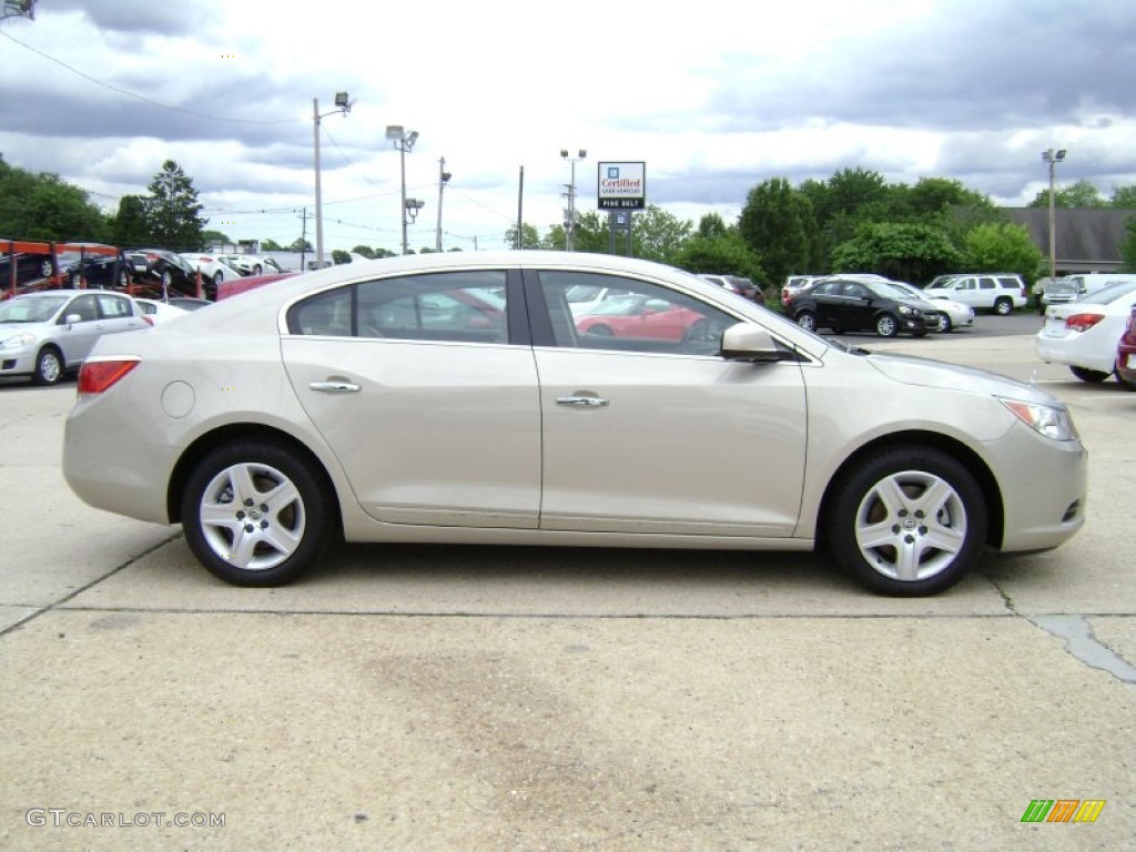 2010 LaCrosse CX - Gold Mist Metallic / Cocoa/Light Cashmere photo #7