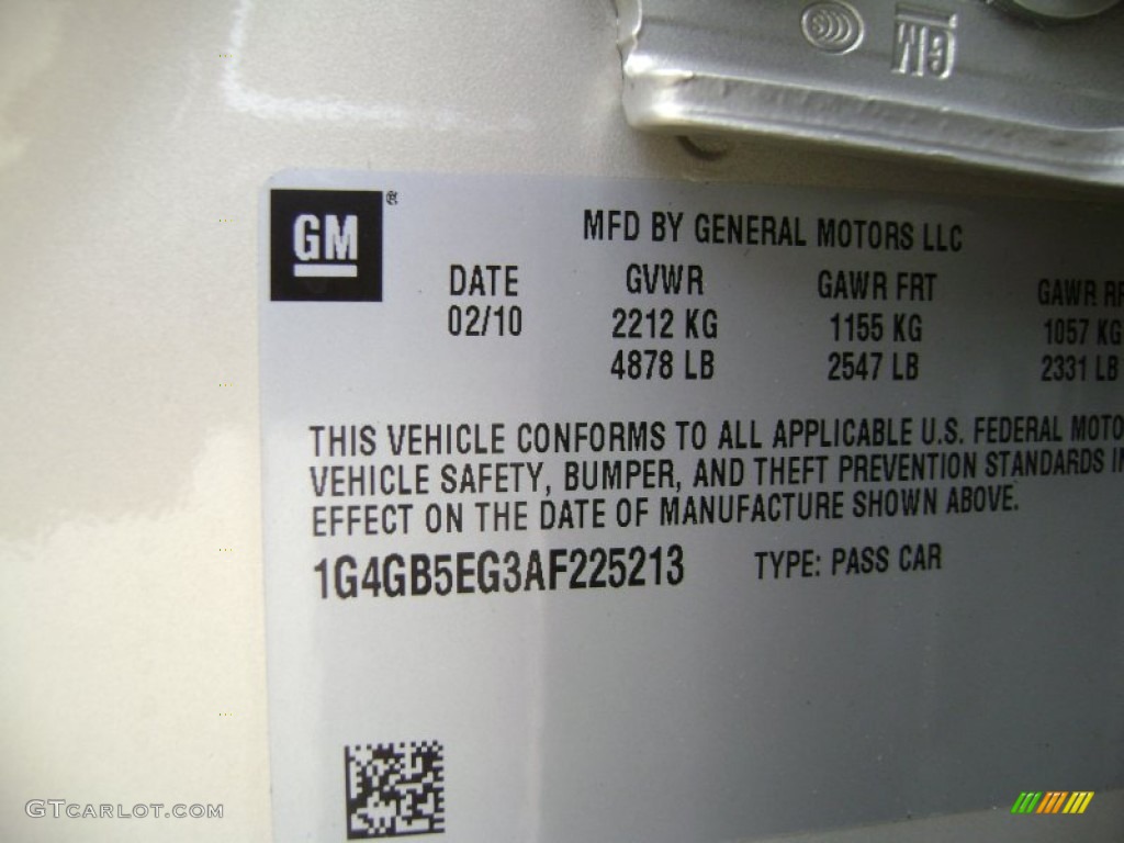 2010 LaCrosse CX - Gold Mist Metallic / Cocoa/Light Cashmere photo #15