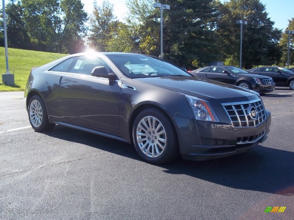 2013 CTS 4 AWD Coupe - Thunder Gray ChromaFlair / Light Titanium/Ebony photo #3