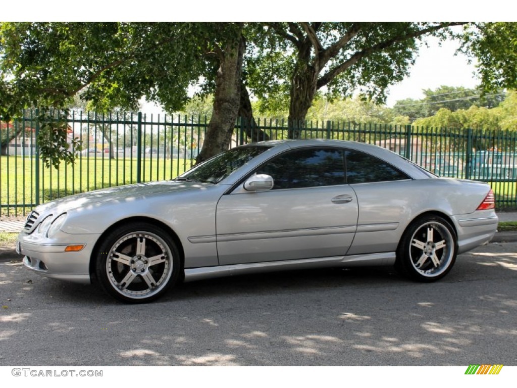 Brilliant Silver Metallic 2001 Mercedes-Benz CL 500 Exterior Photo #70608543