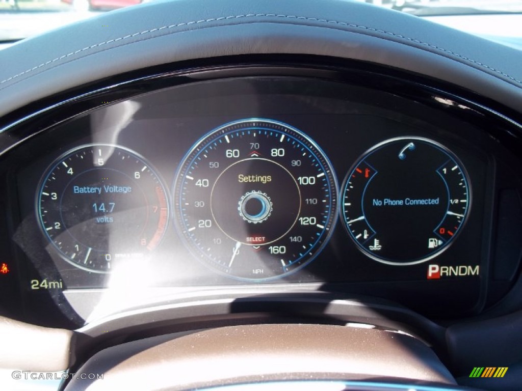 2013 Cadillac XTS Platinum AWD Gauges Photo #70608630