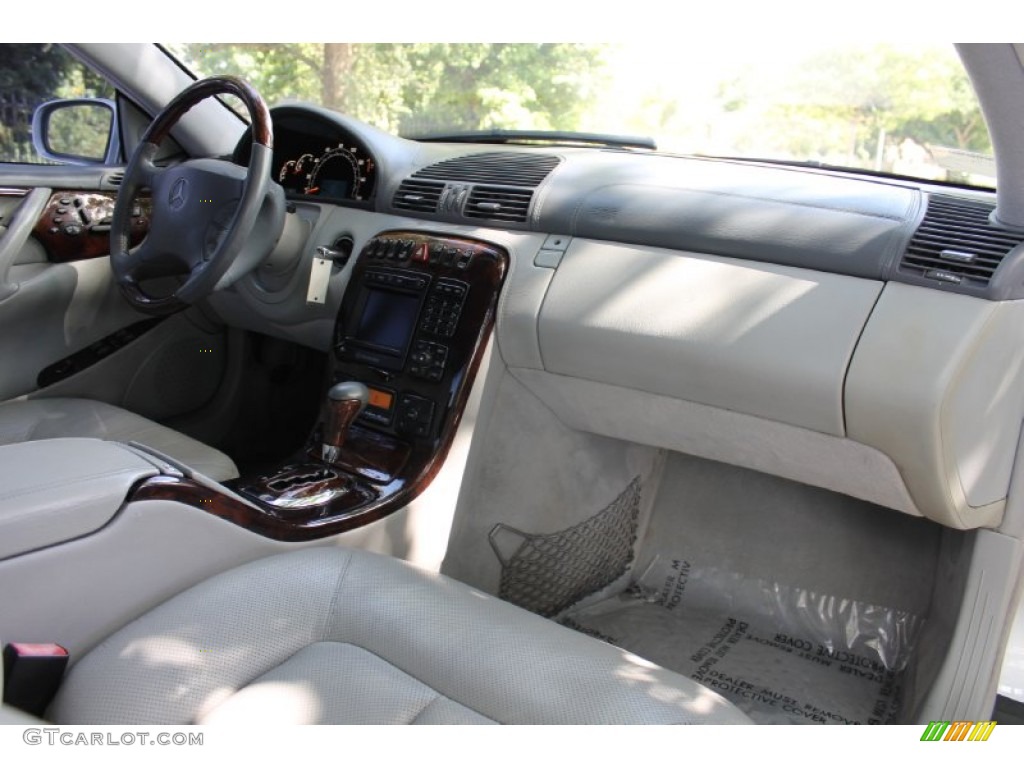 2001 Mercedes-Benz CL 500 Ash Dashboard Photo #70608822