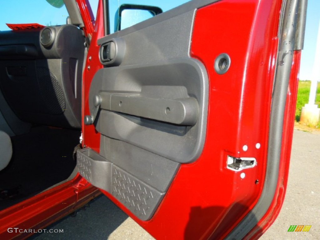 2009 Wrangler X 4x4 - Red Rock Crystal Pearl Coat / Dark Slate Gray/Medium Slate Gray photo #20