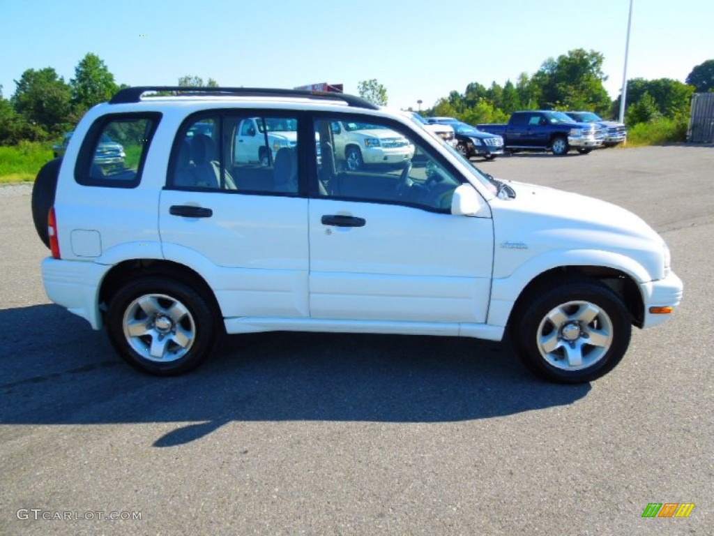 2000 Grand Vitara JLX 4x4 - Polar White / Gray photo #3
