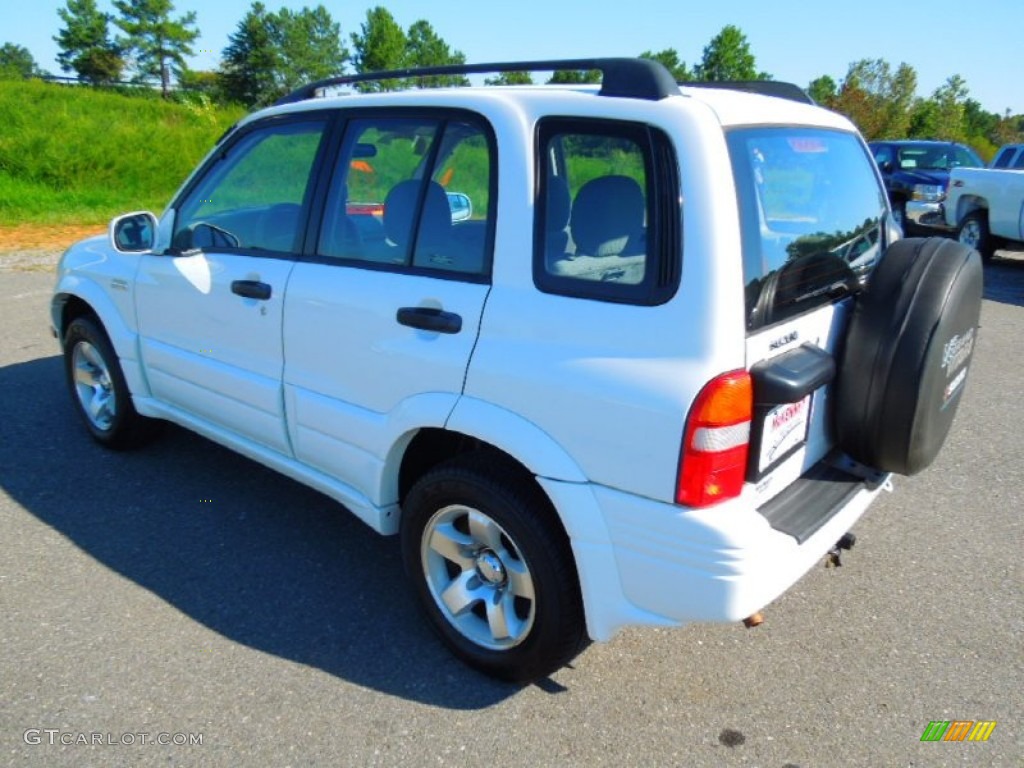 2000 Grand Vitara JLX 4x4 - Polar White / Gray photo #5