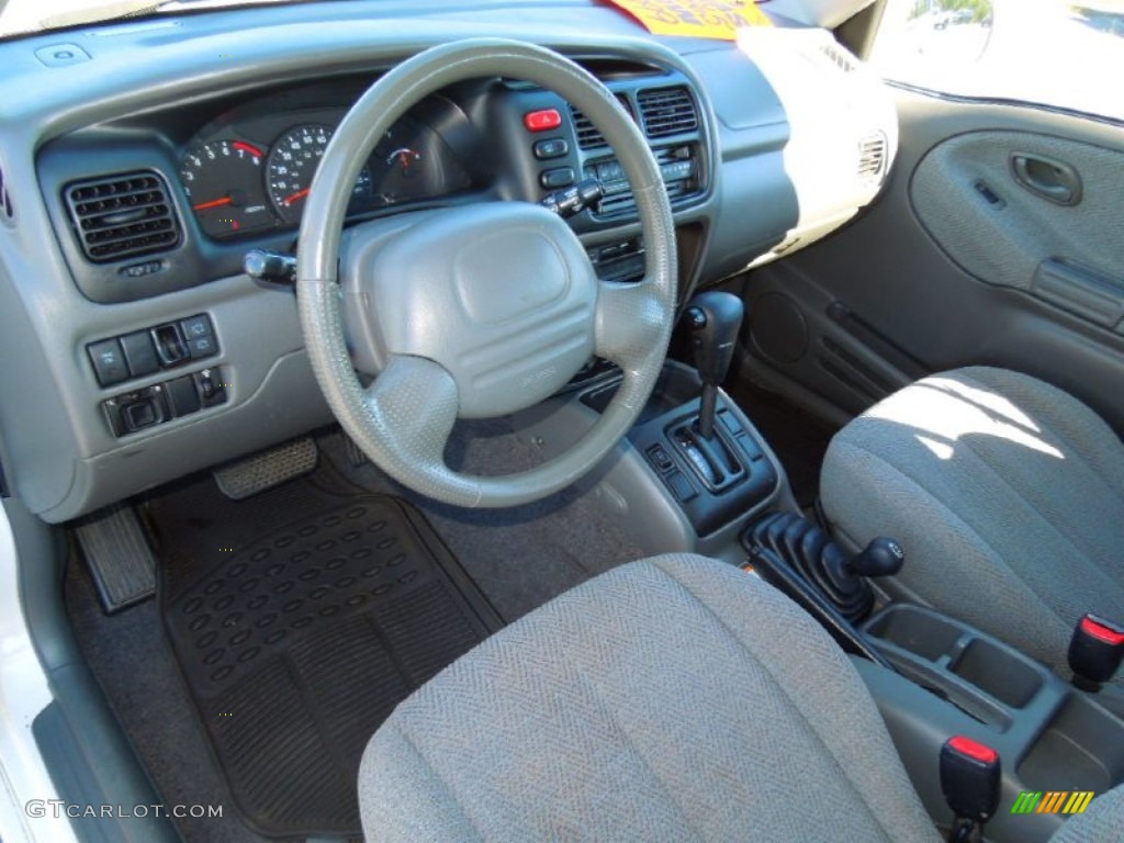 2000 Grand Vitara JLX 4x4 - Polar White / Gray photo #26