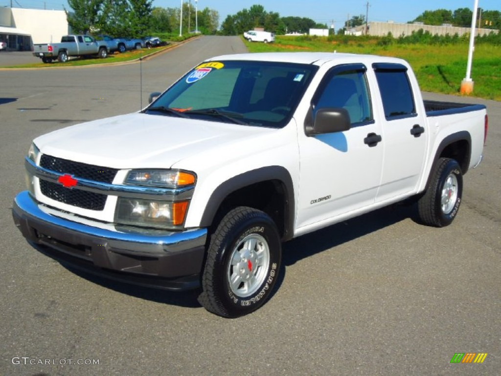 2005 Summit White Chevrolet Colorado LS Crew Cab 4x4 70570403 Photo
