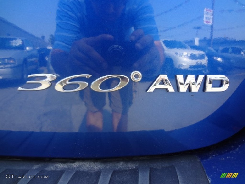 2010 Rogue S AWD 360 Value Package - Indigo Blue / Black photo #10