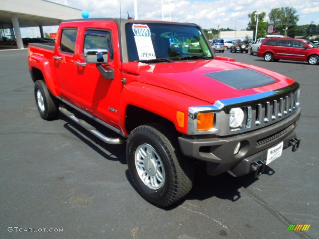 Victory Red 2009 Hummer H3 T Exterior Photo #70611774