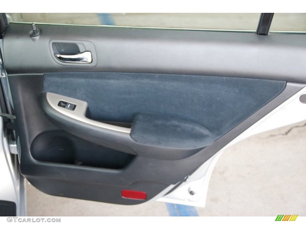 2007 Honda Accord LX Sedan Black Door Panel Photo #70612362