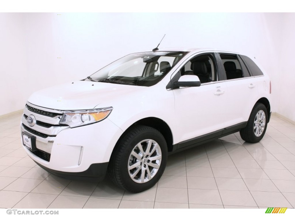 2012 Edge Limited AWD - White Platinum Metallic Tri-Coat / Charcoal Black photo #3
