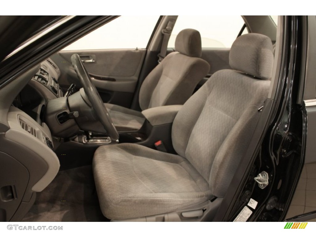 2002 Accord SE Sedan - Nighthawk Black Pearl / Quartz Gray photo #7