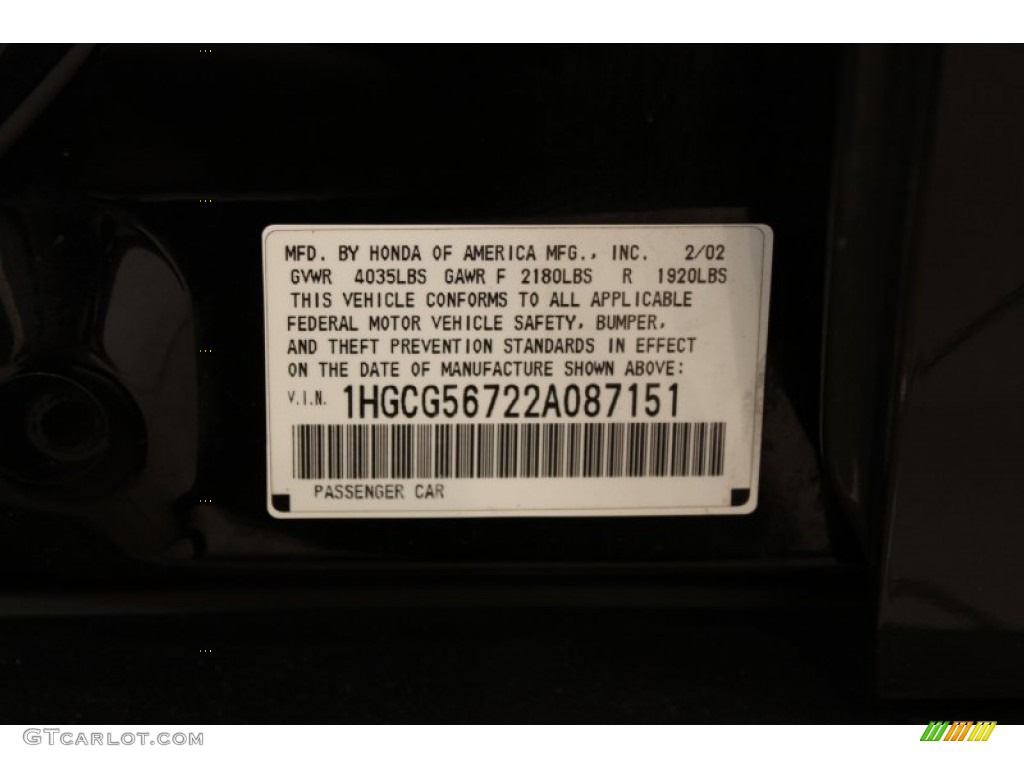 2002 Accord SE Sedan - Nighthawk Black Pearl / Quartz Gray photo #19