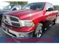 2012 Deep Cherry Red Crystal Pearl Dodge Ram 1500 Big Horn Quad Cab 4x4  photo #1