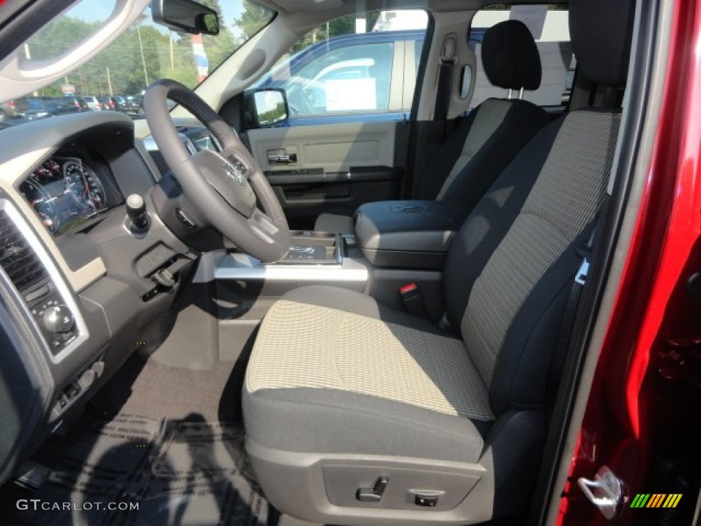 2012 Ram 1500 Big Horn Quad Cab 4x4 - Deep Cherry Red Crystal Pearl / Dark Slate Gray/Medium Graystone photo #6