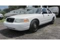 Vibrant White 2005 Ford Crown Victoria Police Interceptor Exterior