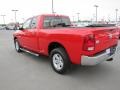 2010 Flame Red Dodge Ram 1500 SLT Quad Cab 4x4  photo #3