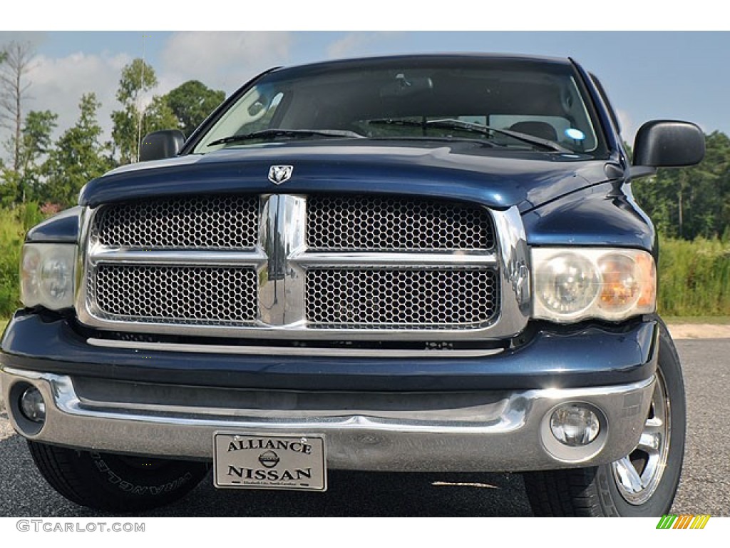 2002 Ram 1500 SLT Quad Cab - Patriot Blue Pearlcoat / Dark Slate Gray photo #4