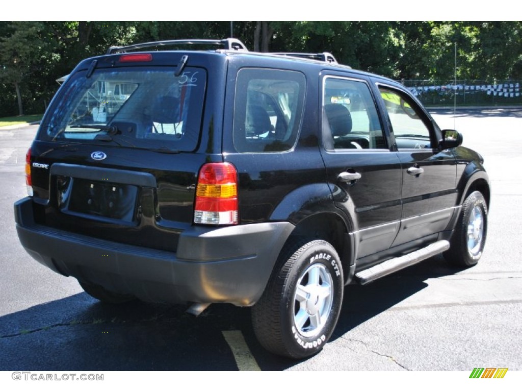 2004 Escape XLS V6 4WD - Black / Medium/Dark Flint photo #6