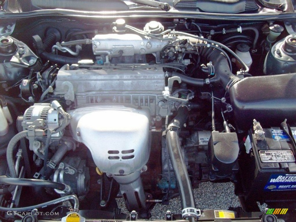 1998 Camry CE - Dark Green Metallic / Oak photo #17