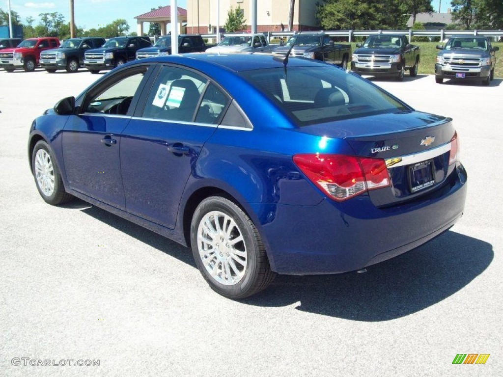 Blue Topaz Metallic 2012 Chevrolet Cruze Eco Exterior Photo #70620019