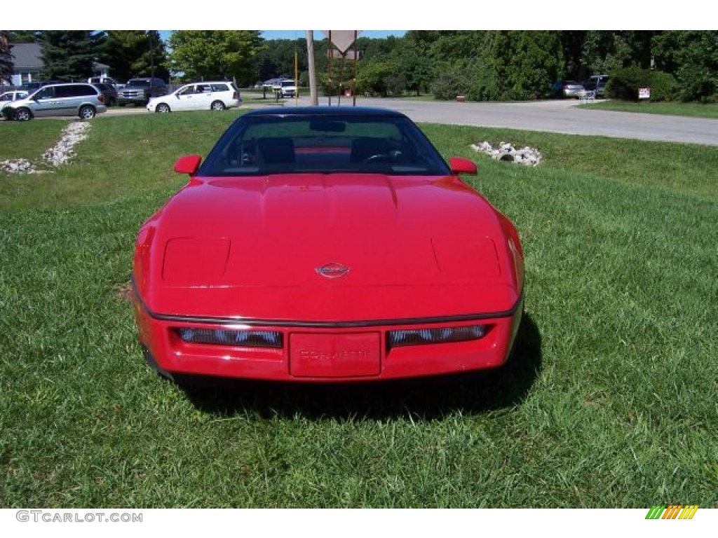 1984 Corvette Coupe - Bright Red / Graphite photo #2