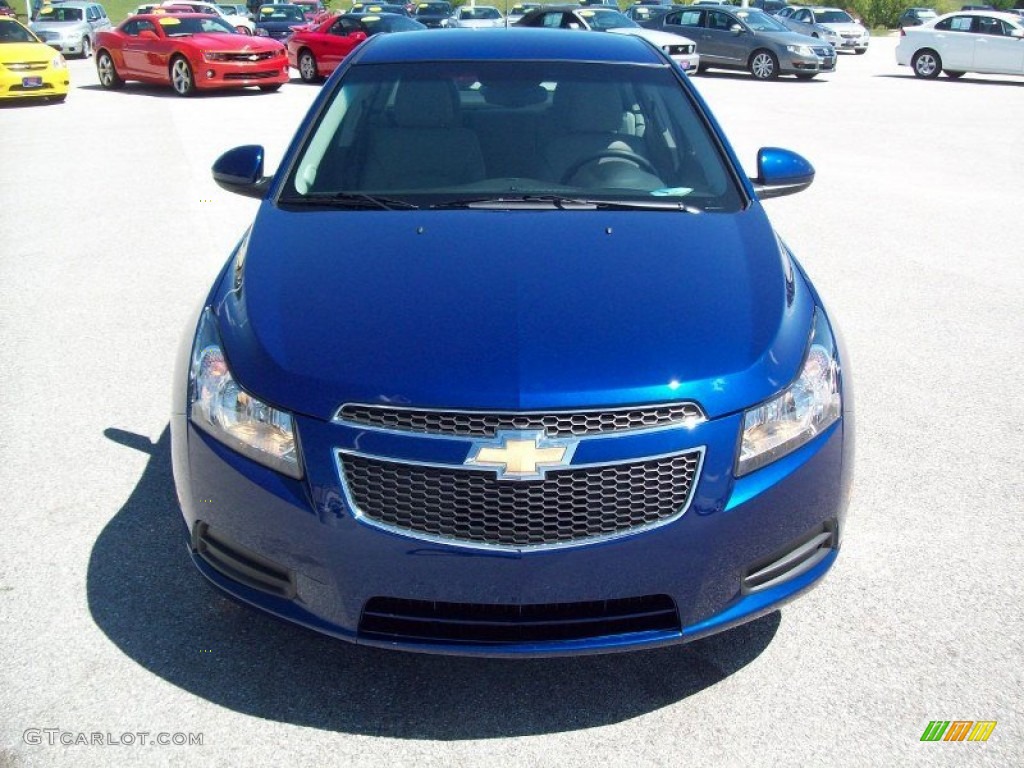 Blue Topaz Metallic 2012 Chevrolet Cruze Eco Exterior Photo #70620145