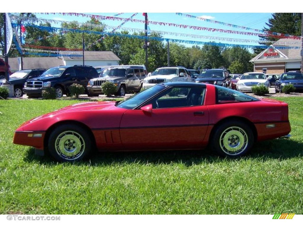 1984 Corvette Coupe - Bright Red / Graphite photo #4