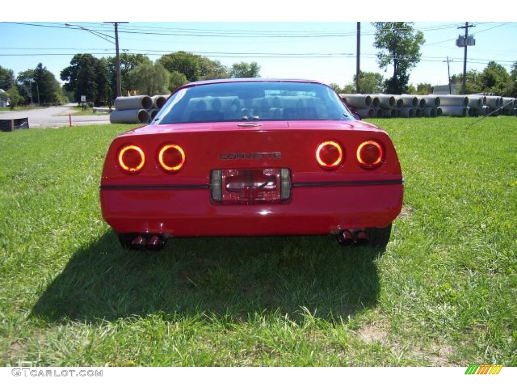 1984 Corvette Coupe - Bright Red / Graphite photo #5