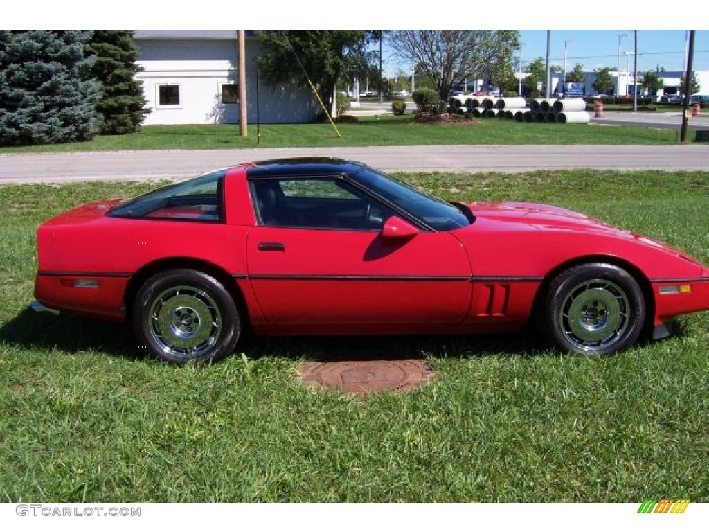 1984 Corvette Coupe - Bright Red / Graphite photo #6