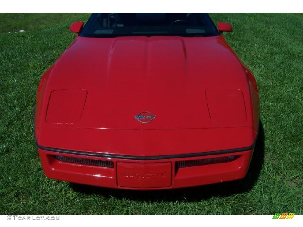 1984 Corvette Coupe - Bright Red / Graphite photo #7