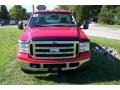 2005 Red Ford F350 Super Duty XLT Regular Cab  photo #2