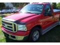 2005 Red Ford F350 Super Duty XLT Regular Cab  photo #8