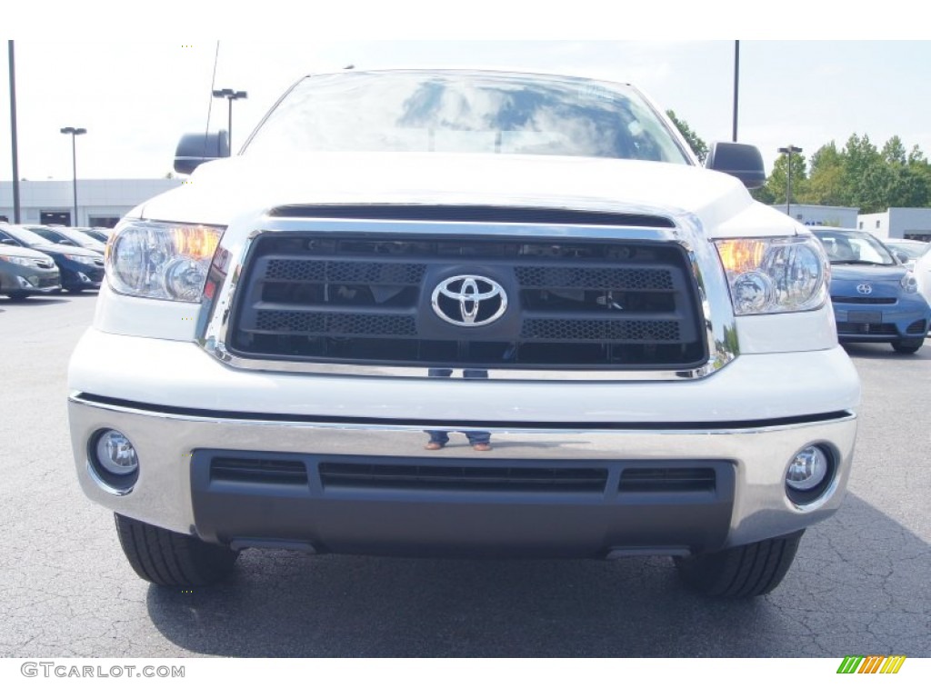 2012 Tundra SR5 Double Cab - Super White / Sand Beige photo #46