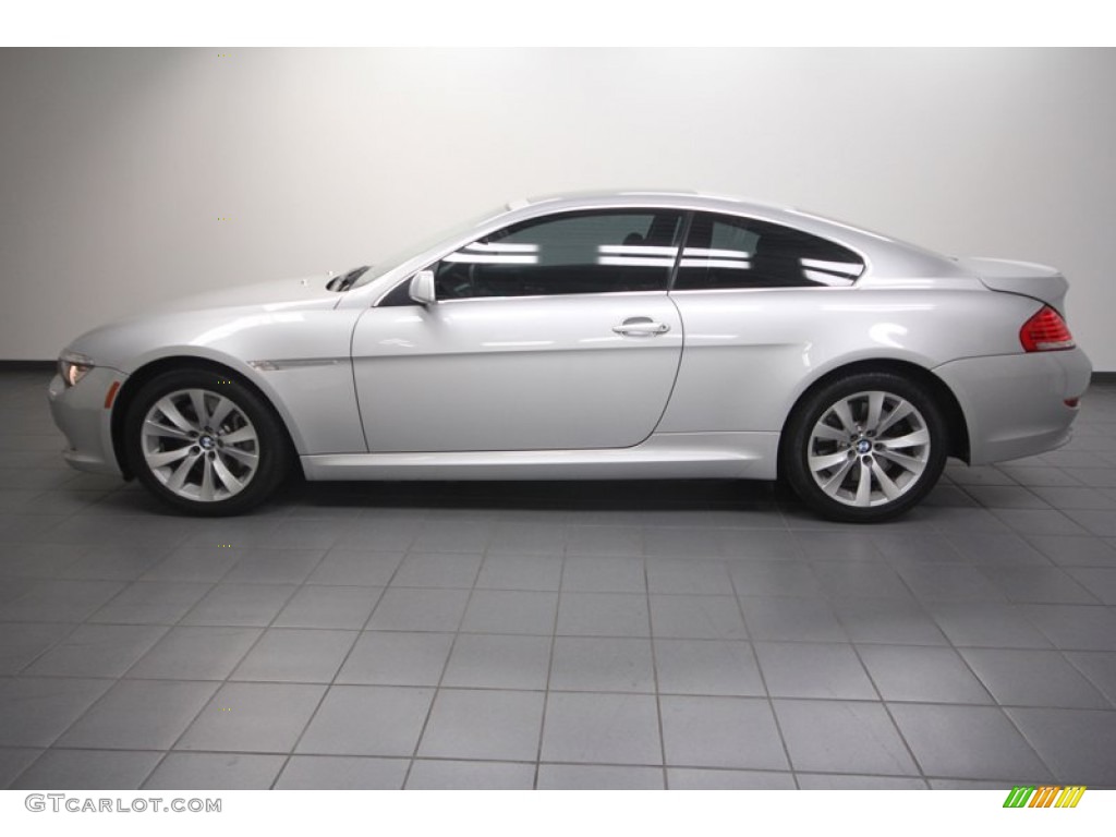 Titanium Silver Metallic 2009 BMW 6 Series 650i Coupe Exterior Photo #70621759