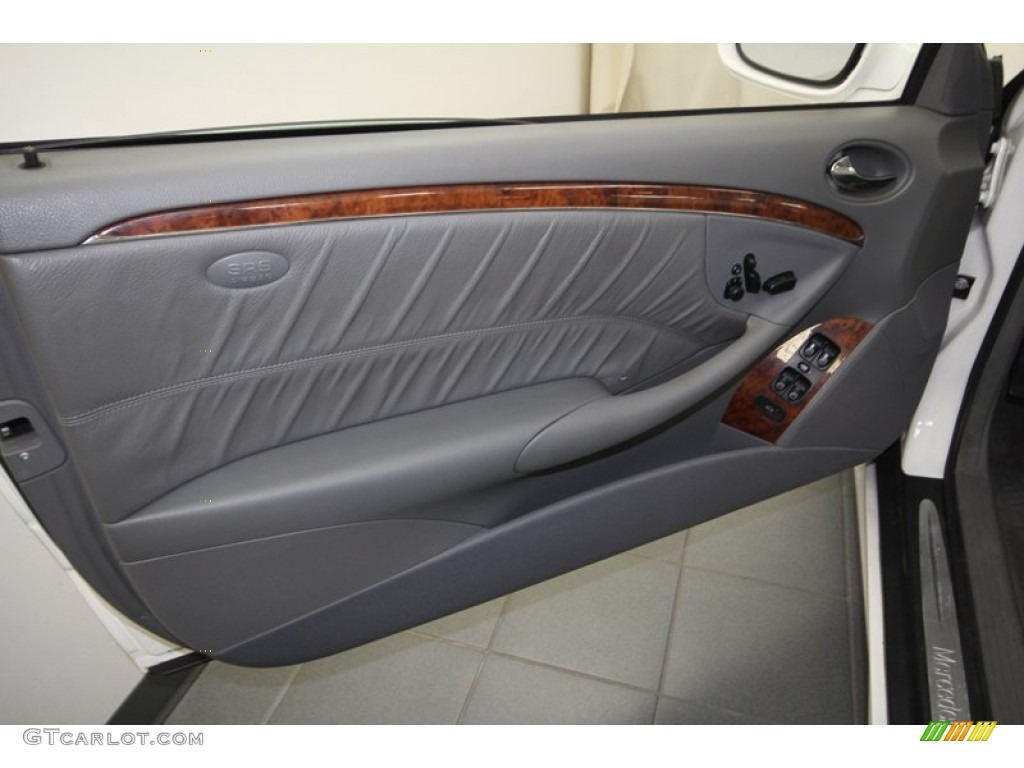 2006 Mercedes-Benz CLK 500 Coupe Ash Door Panel Photo #70622983