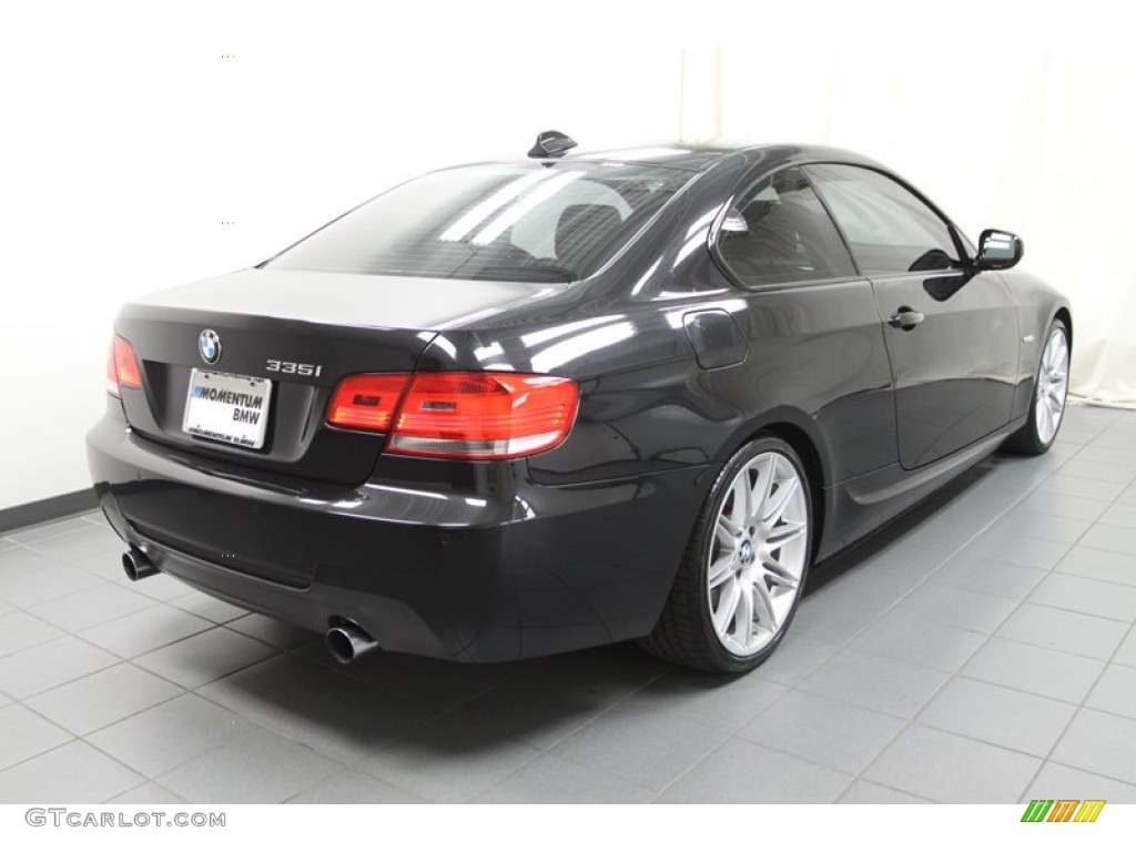2010 3 Series 335i Coupe - Jet Black / Black photo #16