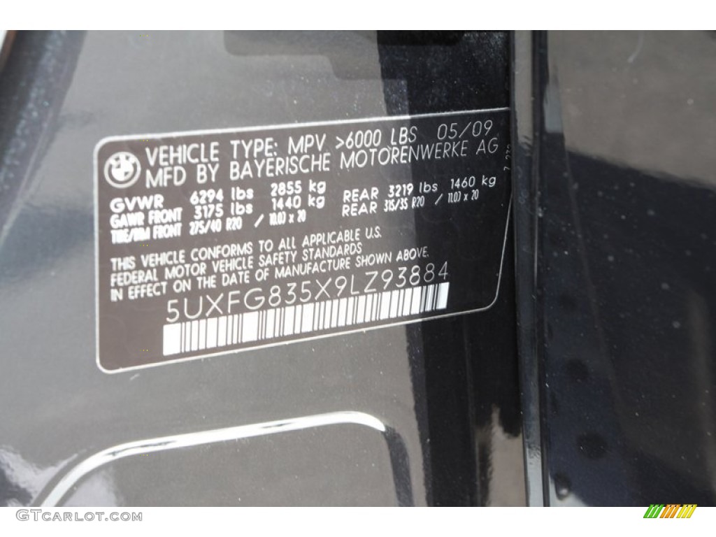 2009 X6 xDrive50i - Black Sapphire Metallic / Saddle Brown Nevada Leather photo #17