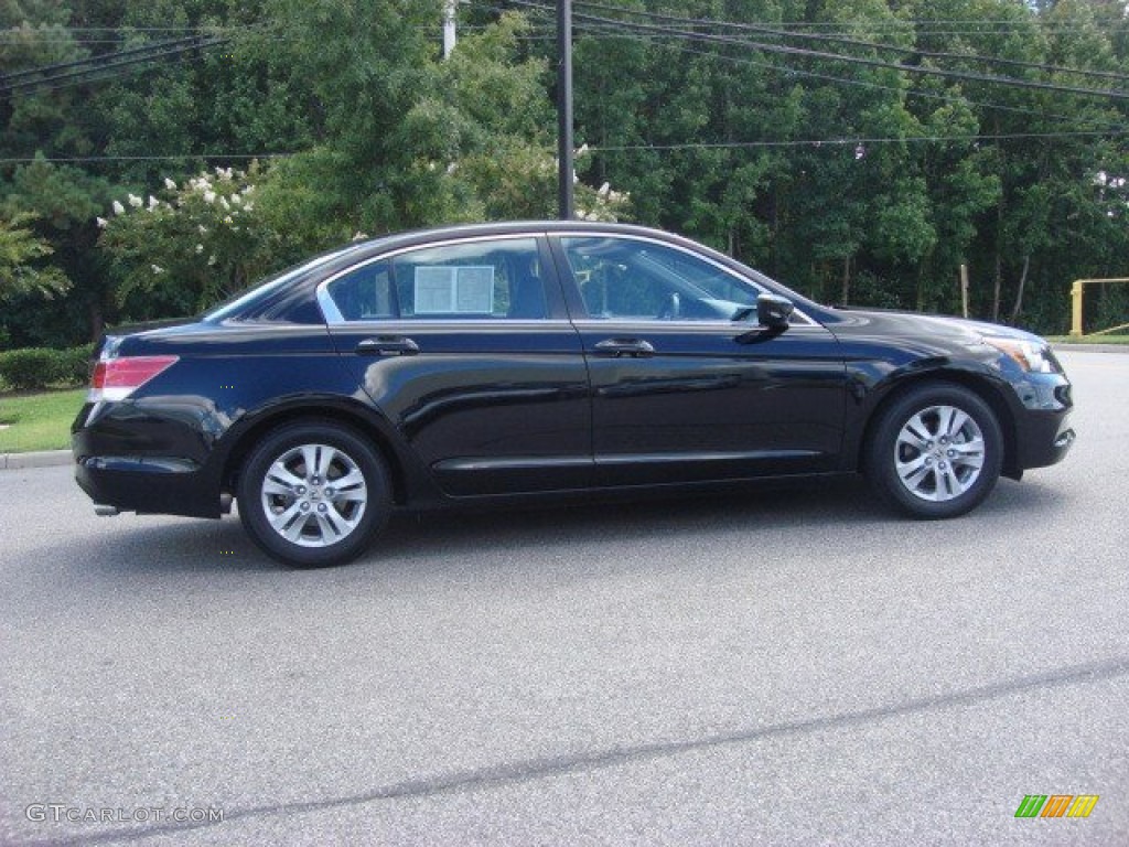 2012 Accord SE Sedan - Crystal Black Pearl / Black photo #6