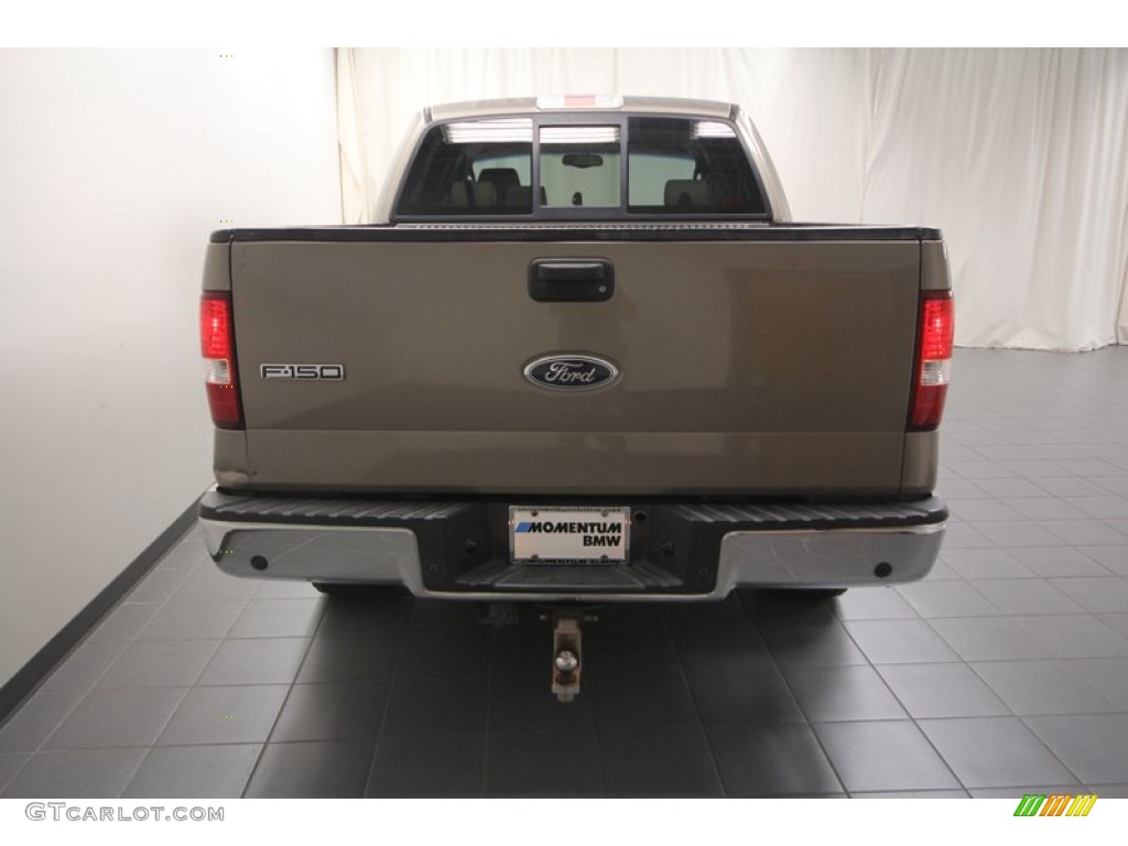 2004 F150 Lariat SuperCrew - Arizona Beige Metallic / Tan photo #12