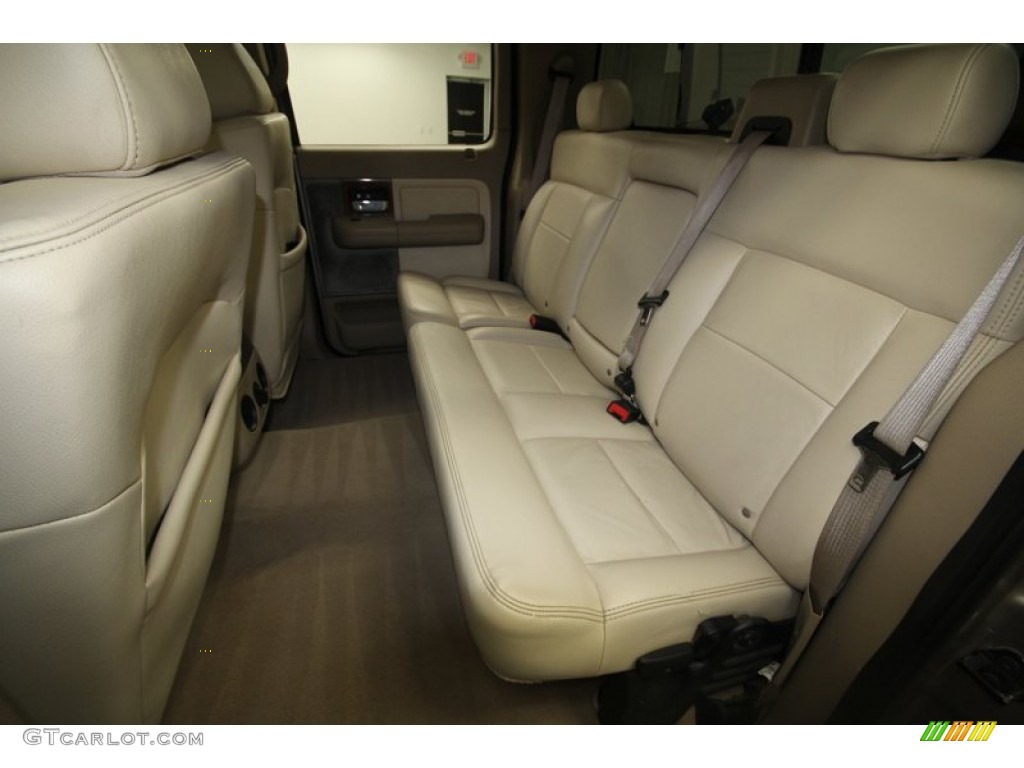 2004 F150 Lariat SuperCrew - Arizona Beige Metallic / Tan photo #14