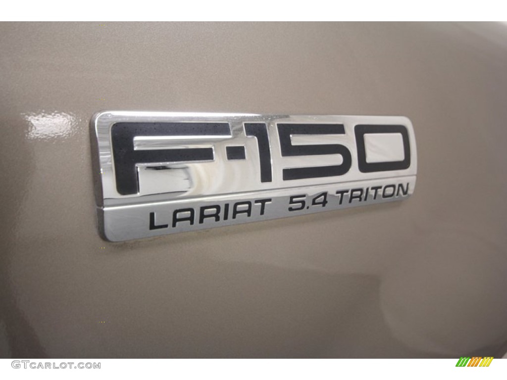 2004 F150 Lariat SuperCrew - Arizona Beige Metallic / Tan photo #39
