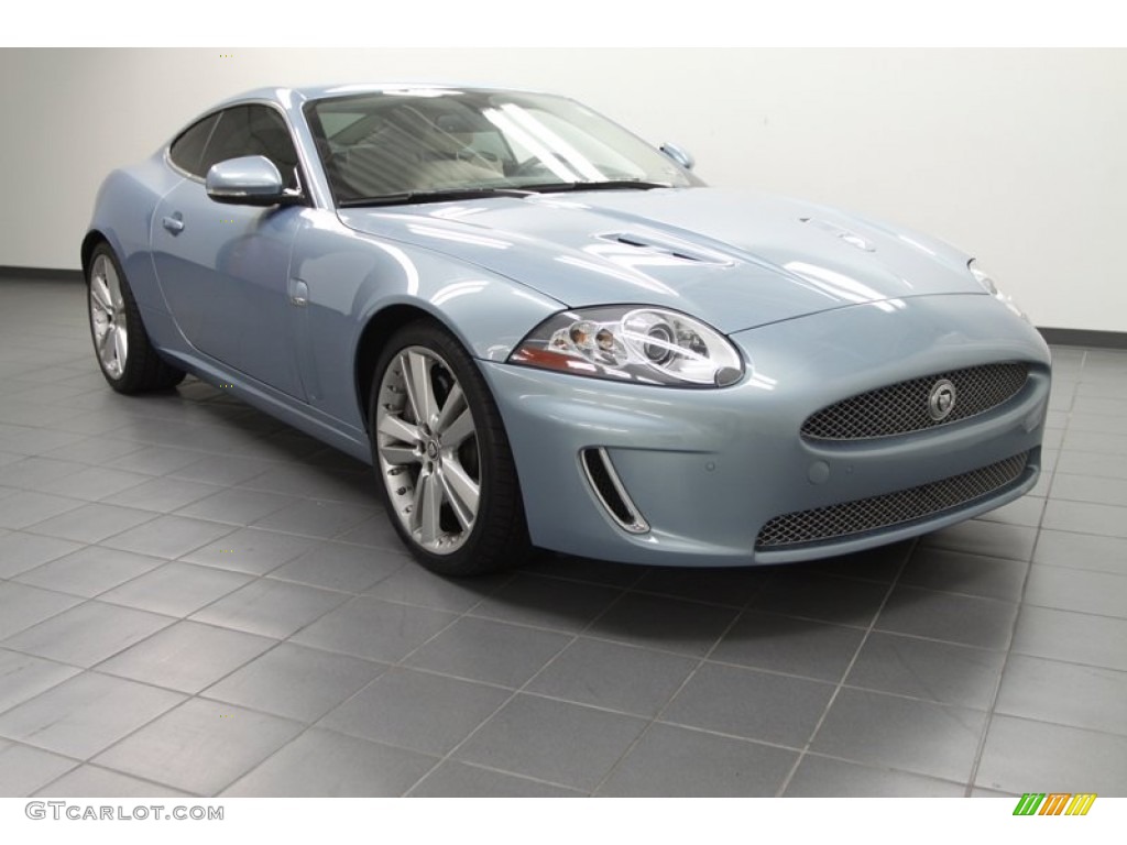 Frost Blue Metallic 2011 Jaguar XK XKR Coupe Exterior Photo #70626352