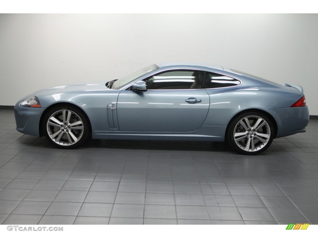 Frost Blue Metallic 2011 Jaguar XK XKR Coupe Exterior Photo #70626361