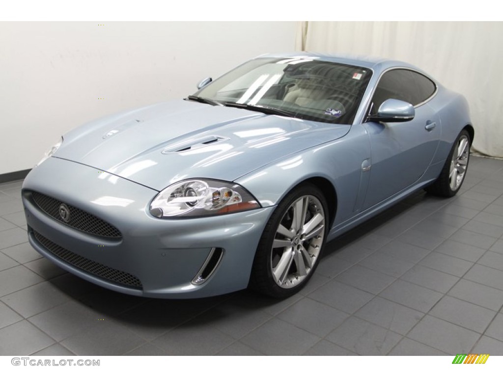 Frost Blue Metallic 2011 Jaguar XK XKR Coupe Exterior Photo #70626412