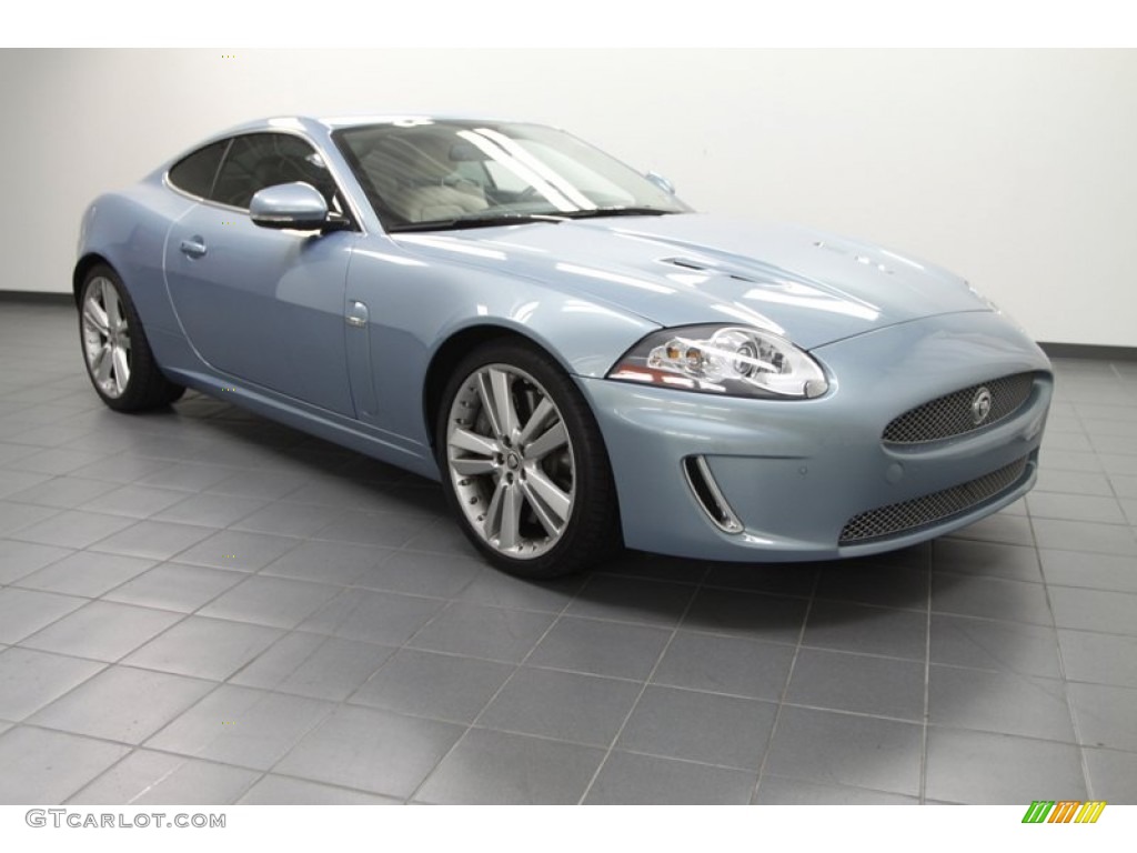 Frost Blue Metallic 2011 Jaguar XK XKR Coupe Exterior Photo #70626432