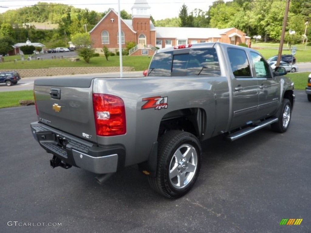 Graystone Metallic 2013 Chevrolet Silverado 2500HD LT Crew Cab 4x4 Exterior Photo #70626631
